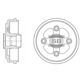 Тормозной барабан Hi-Q SD3011