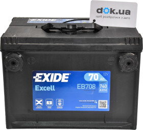 Аккумулятор Exide 6 CT-70-L Excell EB708