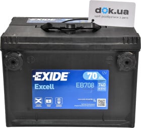 Аккумулятор Exide 6 CT-70-L Excell EB708