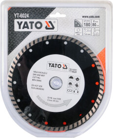 Круг відрізний Yato YT-6024 180 мм