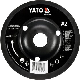 Круг шліфувальний Yato YT-59165 по металу та дереву