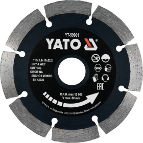 Круг відрізний Yato YT-59961 115 мм