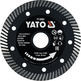 Круг отрезной Yato YT-59981 115 мм