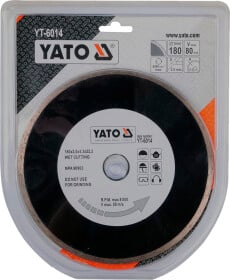 Круг відрізний Yato YT-6014 180 мм