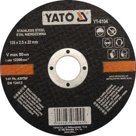 Круг отрезной Yato YT-6104 125 мм
