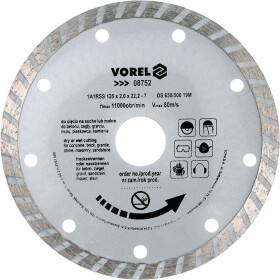 Круг відрізний Vorel 8752 125 мм