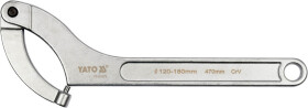 Ключ шлицевой Yato YT-01679 I-образный 120-180 мм с шарниром