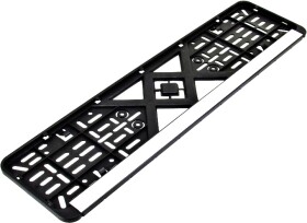 Рамка номерного знака BI-PLAST BP-211 колір чорний