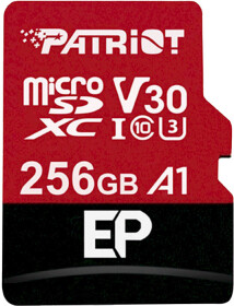Карта памяти Patriot EP Series microSDXC 256 ГБ с SD-адаптером