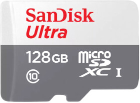 Карта памяти SanDisk Ultra Light microSDXC 128 ГБ с SD-адаптером