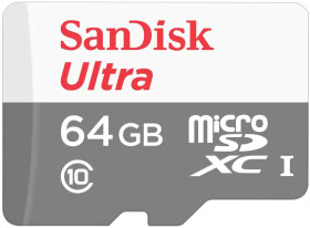 Карта памяти SanDisk Ultra Light microSDXC 64 ГБ с SD-адаптером