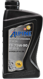 Трансмиссионное масло Alpine Gear Oil TS GL-5 75W-90 полусинтетическое