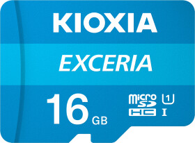 Карта памяти KIOXIA Exceria microSDHC 16 ГБ с SD-адаптером