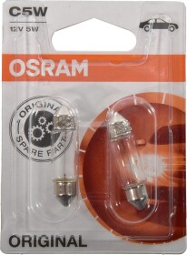 Лампа фонаря освещения номерного знака Osram 6418-02B