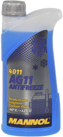 Готовый антифриз Mannol AG11 Longterm G11 синий -40 °C