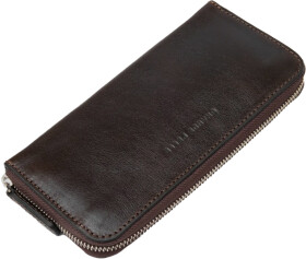 Портмоне-органайзер Grande Pelle 11466 без логотипа авто колір коричневий