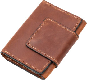 Визитница Grande Pelle 11406 цвет коричневый без логотипа