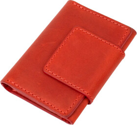 Визитница Grande Pelle 11407 цвет красный без логотипа