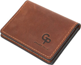 Визитница Grande Pelle 11489 цвет коричневый без логотипа