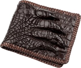 Портмоне-органайзер Crocodile Leather 18229 без логотипа авто колір коричневий