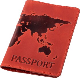 Обложка для паспорта Shvigel 13920 без логотипа авто красный