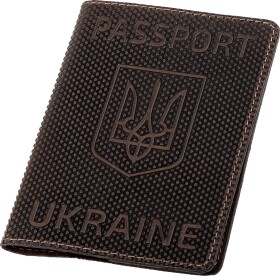 Обложка для паспорта Shvigel 13930 без логотипа авто коричневый