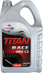 Моторна олива Fuchs Titan Race Pro C-3 5W-30 синтетична