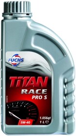 Моторное масло Fuchs Titan Race Pro S 5W-40 синтетическое