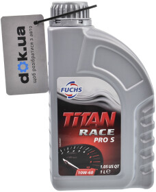 Моторное масло Fuchs Titan Race Pro S 10W-60 синтетическое