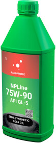 Трансмиссионное масло Nanoprotec NPLine GL-5 75W-90 полусинтетическое