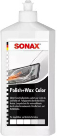 Кольоровий поліроль для кузова Sonax Polish & Wax Color NanoPro білий