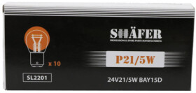 Автолампа Shafer P21/5W BAY15d 21,5 W SL2201