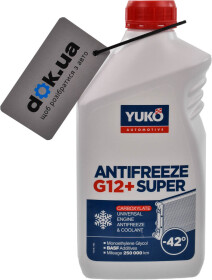 Готовий антифриз Yuko Super G12+ червоний -42 °C