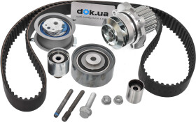 Комплект ремня ГРМ + помпа Hepu PK05691