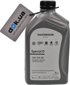 Моторное масло VAG Special D 5W-40 синтетическое