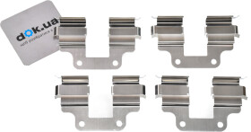 Комплектующие дисковых тормозных колодок Bosch 1 987 474 463