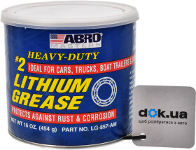 Мастило ABRO Heavy-Duty # 2 Lithium Grease літієве