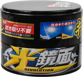 Цветной полироль для кузова SOFT99 Revolution Scratch Clear Wax темный металлик