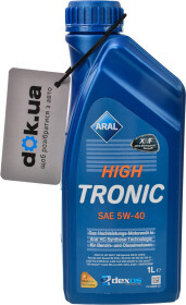 Моторное масло Aral HighTronic 5W-40 синтетическое