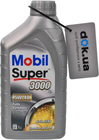Моторное масло Mobil Super 3000 X1 5W-40 синтетическое