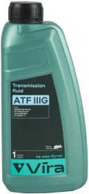 Трансмісійна олива VIRA ATF III G напівсинтетична