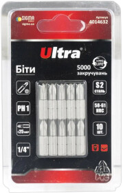 Набір бит Ultra 4014632 10 шт.