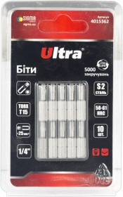 Набор бит Ultra 4015362 10 шт.
