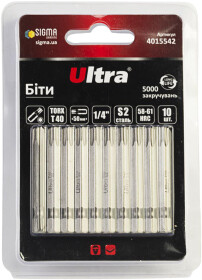 Набор бит Ultra 4015542 10 шт.