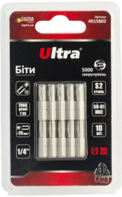 Набор бит Ultra 4015802 10 шт.