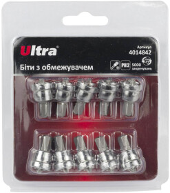 Набор бит Ultra 4014842 10 шт.