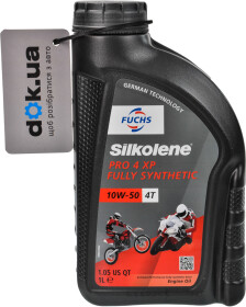 Моторна олива 4Т Fuchs Silkolene Pro 4 XP 10W-50 синтетична