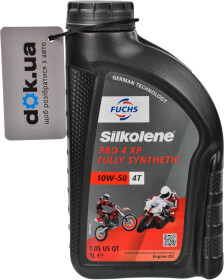 Моторное масло 4T Fuchs Silkolene Pro 4 XP 10W-50 синтетическое