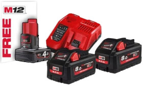 Комплект зарядки Milwaukee M18 HNRG-802