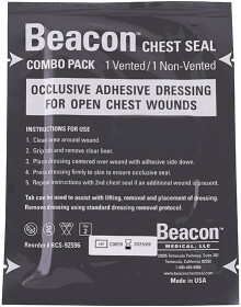 Окклюзионная наклейка Beacon Medical Chest Seal Combo Pack НФ-00000024